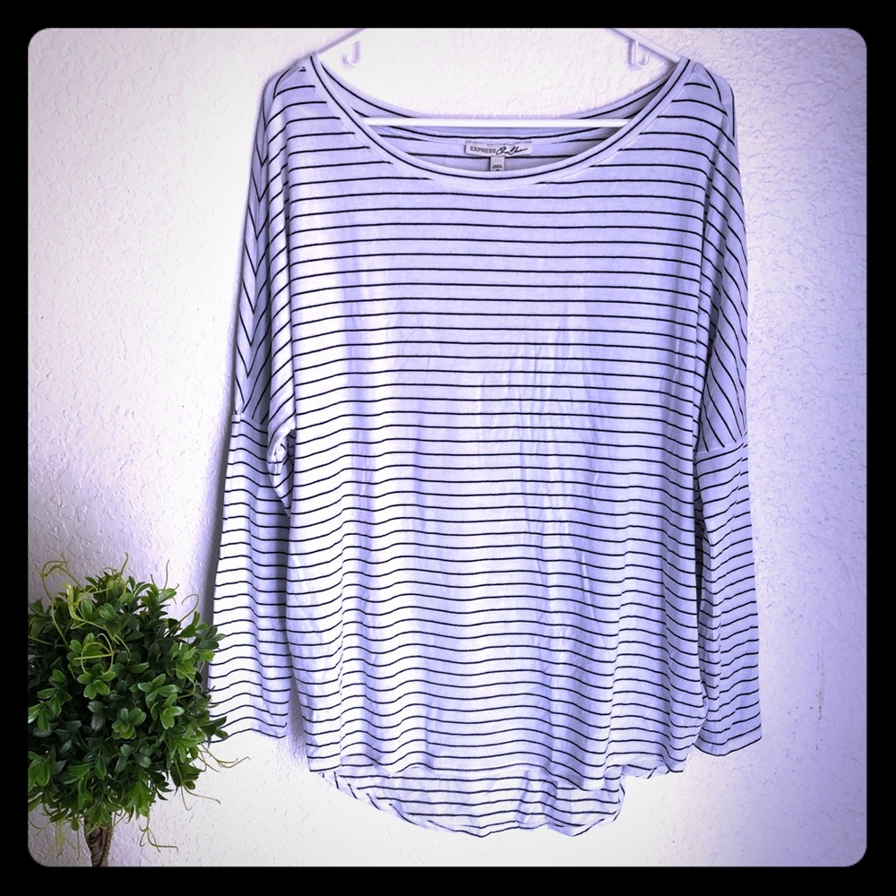 Express striped long sleeve